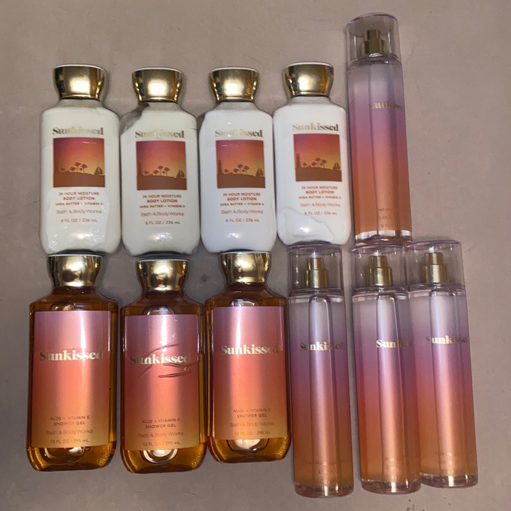 Bath and Bodyworks Sunkissed set